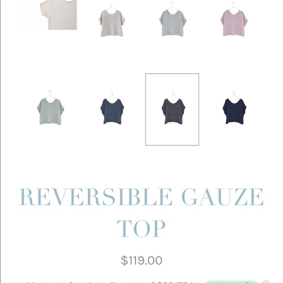 It is Well- Reversible Gauze Top - Picture 5 of 5